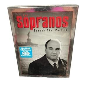 THE SOPRANOS SEASON 6 PART II DVD 2007 4 DISCS NEW JAMES GANDOLFINI MOBSTERS NEW